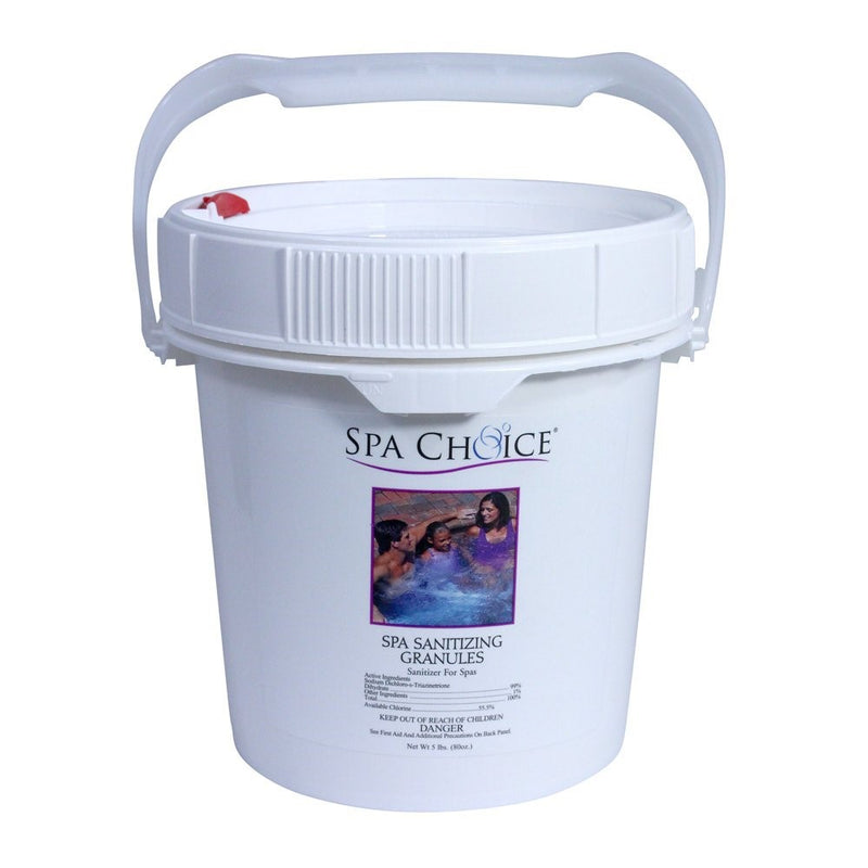 SpaChoice 472-3-5081 Chlorine Granules for Spas and Hot Tubs, 5-Pound
