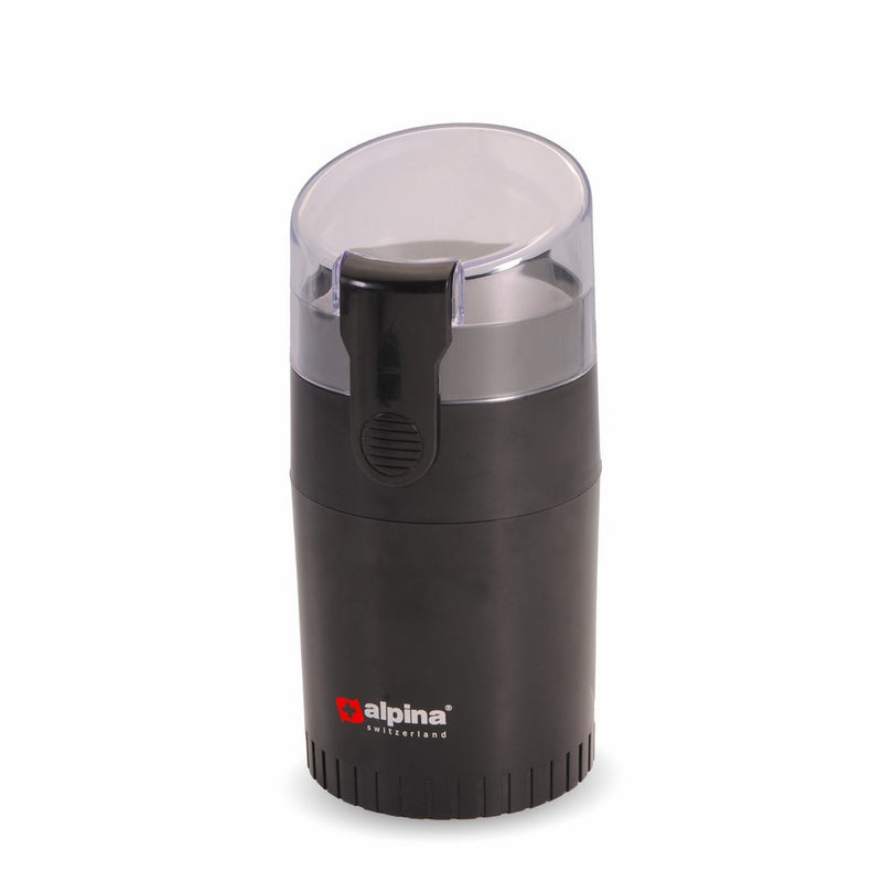 Alpina SF-2817 Electric Coffee/Spice/Nut Grinder for 220/240 Volt Countries (Not for USA), Black