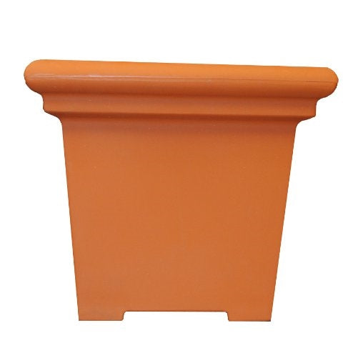 Tusco Products SQ20TC Classic Square Garden Planter, 20-Inch, Terra Cotta