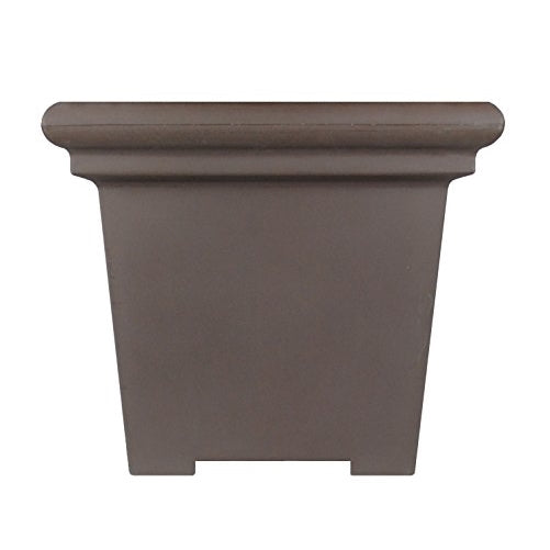 Tusco Products SQ20ES Classic Square Garden Planter, 20-Inch, Espresso