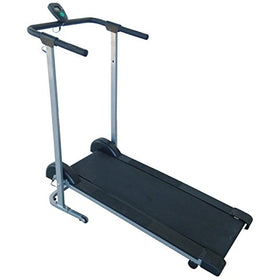 Sunny Health & Fitness SF-T1407M Manual Walking Treadmill, Gray
