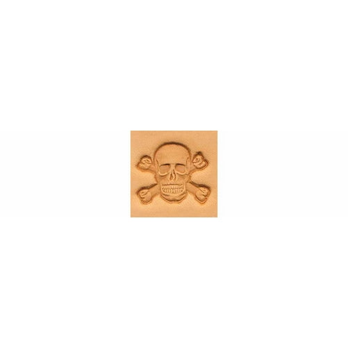 Tandy Leather Skull & Crossbones Craftool 3-D Stamp 8547-00