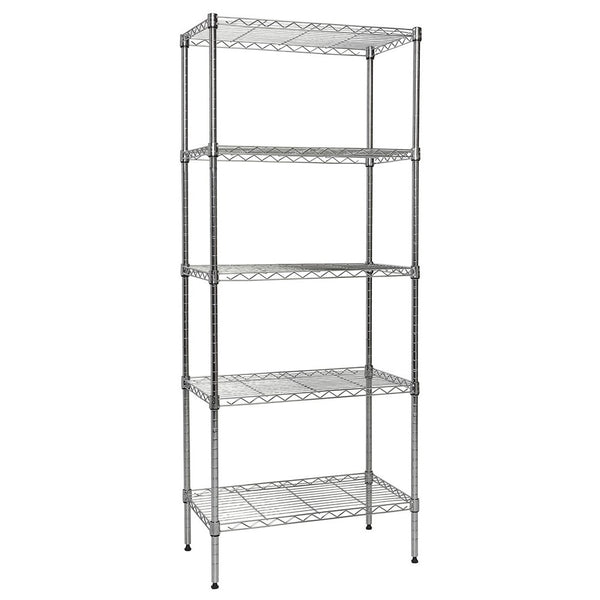 Apollo Hardware Chrome 5-Shelf Wire Shelving 14"x24"x60" (Chrome)