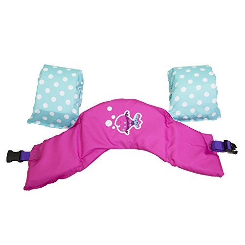 Swimways Swim Trainer PFD, Pink Fish