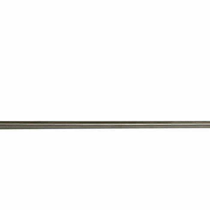 32 Inch Tubular Metal Wall Mounting Bar Hanger, Silver