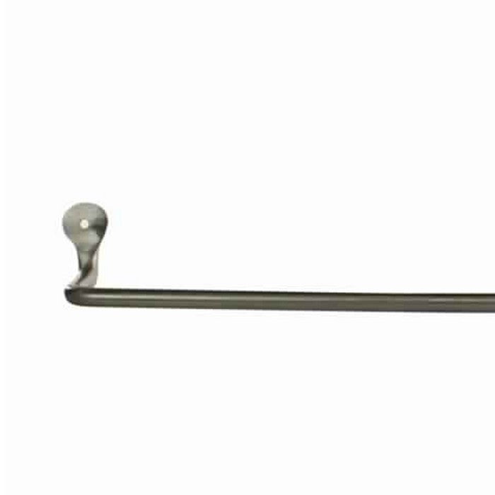 32 Inch Tubular Metal Wall Mounting Bar Hanger, Silver