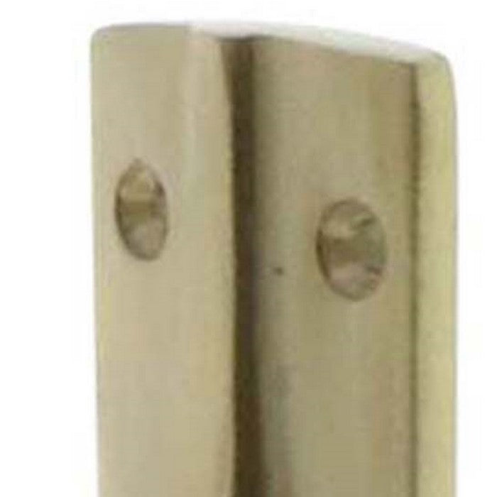 Aluminum Vertical Wall Hook with 4 Holes, Brass
