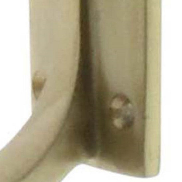 Aluminum Vertical Wall Hook with 4 Holes, Brass