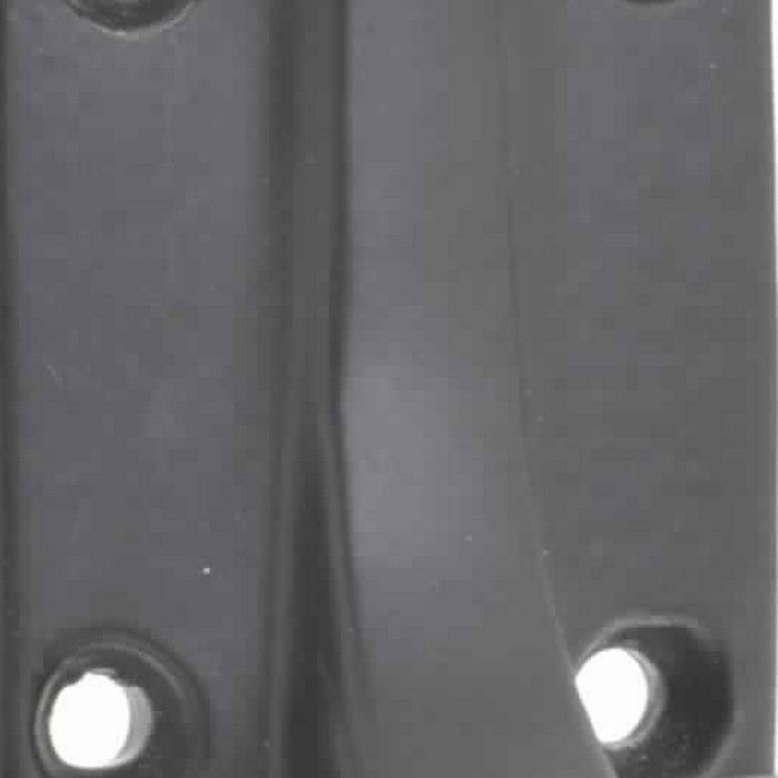 Industrial Style Aluminum Frame Wall Hook, Black