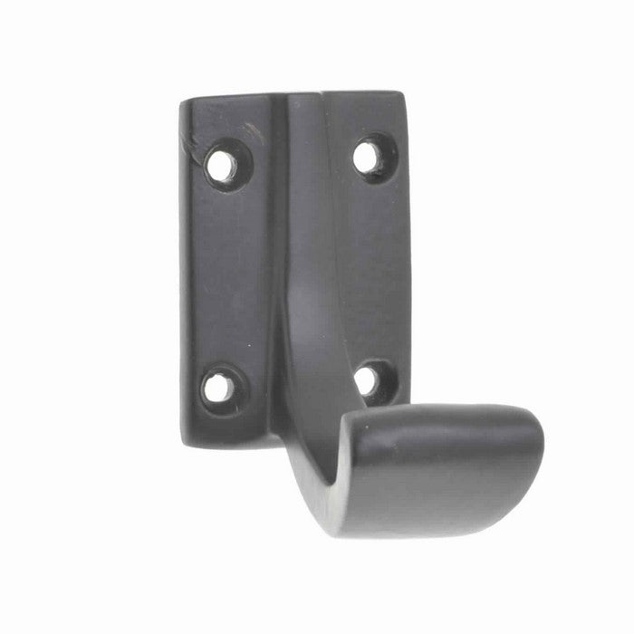 Industrial Style Aluminum Frame Wall Hook, Black