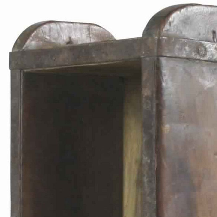 Wooden Brick Mold with 1 Open Compartment, Brown