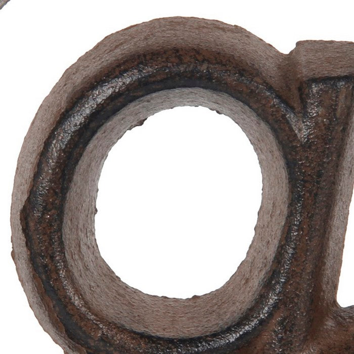 Metal At The Rate Symbol Home Decor, Bronze