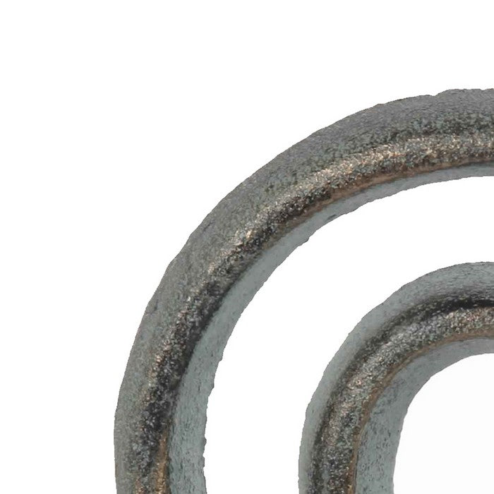 Metal At The Rate Symbol Home Decor, Bronze and Blue