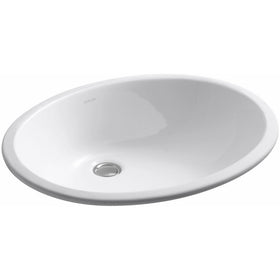 KOHLER K-2211-0 Caxton Undercounter Bathroom Sink, White