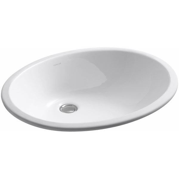 KOHLER K-2211-0 Caxton Undercounter Bathroom Sink, White