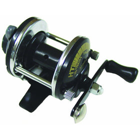 HT Enterprises Deluxe Mini Bait Cast Reel with Drag, Black