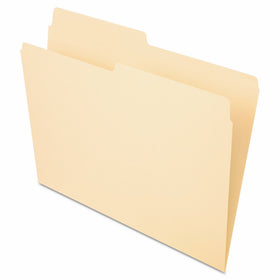 Pendaflex File Folders, Letter Size, Manila, 1/2 Cut, 100/BX (752 1/2)