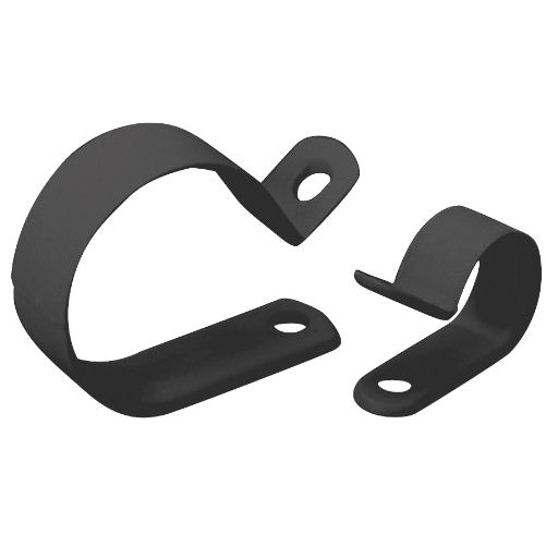 Gardner Bender PPC-1525UVB 1/4-Inch Black Plastic Cable Clamps, 18-Pack
