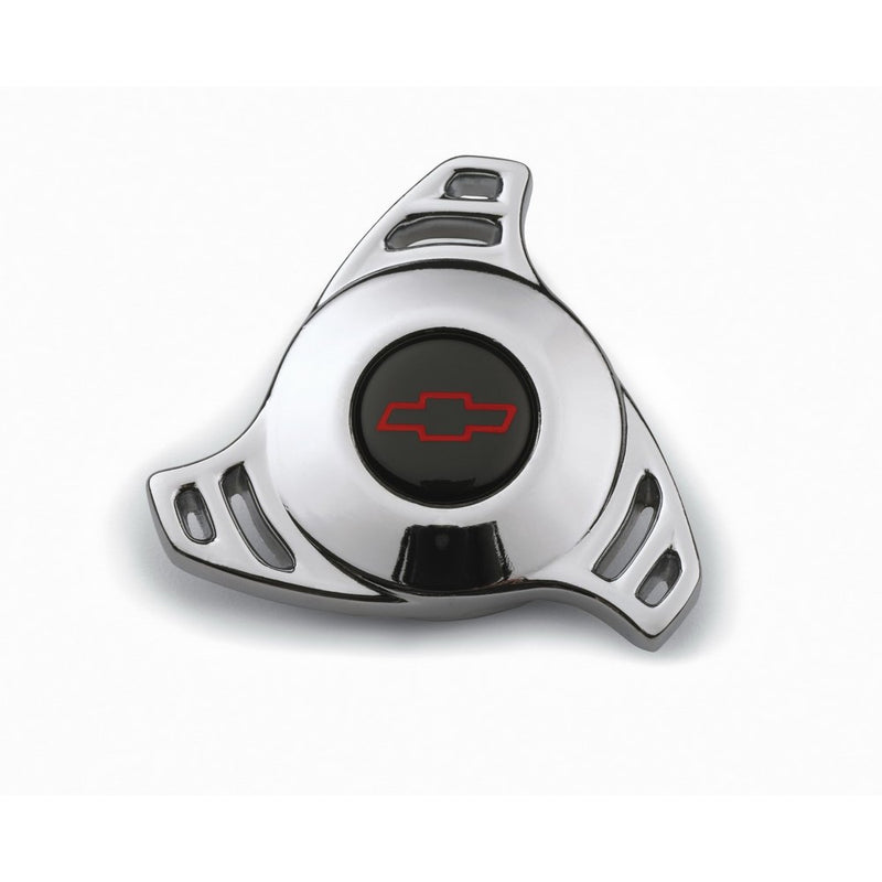 Proform 141-328 Chrome Air Cleaner Wing Nut with Small Hi-Tech Red Bowtie Logo for 1/4-20" Thread