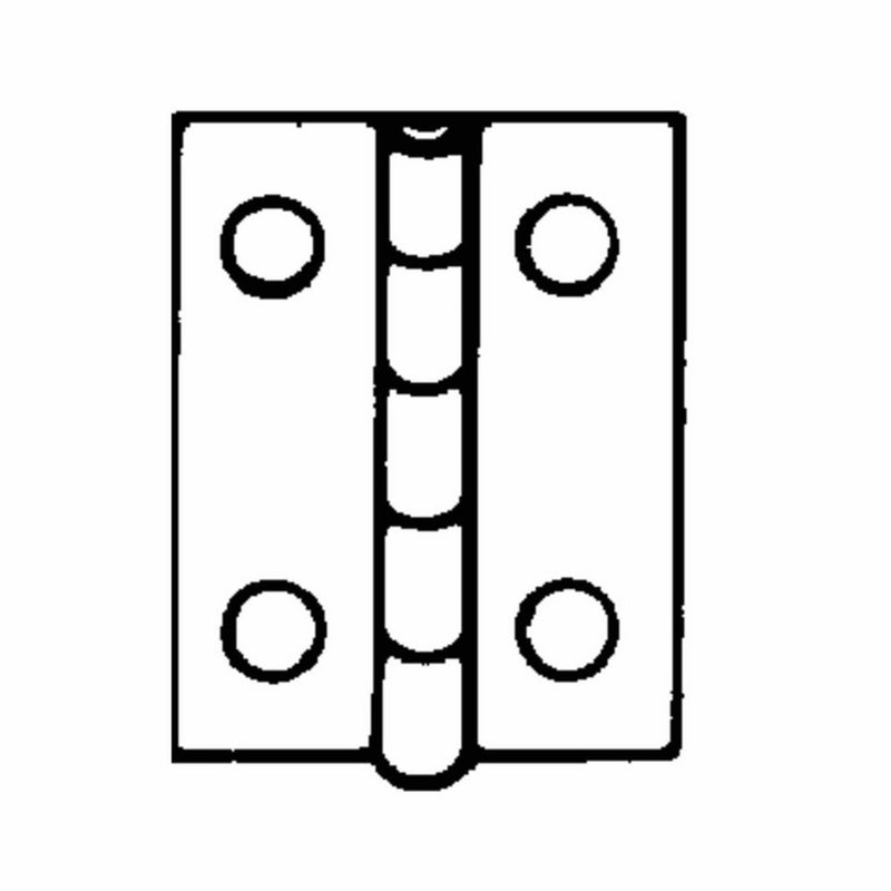 National Mfg. N211326 Solid Brass Butt Hinges