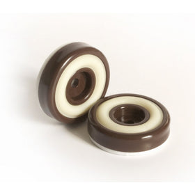 Slipstick CB325 Non Slip Furniture Feet Floor Protectors with Rubber Grip (Set of 8 Grippers) 1-1/4 Inch Round - Chocolate Brown