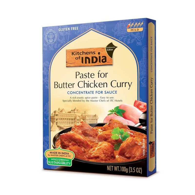 Kitchens Of India Paste for Butter Chicken Curry, 3.5-Ounce Boxes (Pack of 6)