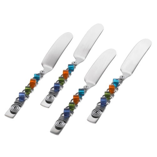 Wild Eye Designs 4-Piece Mini Spreader Set, Rainbow