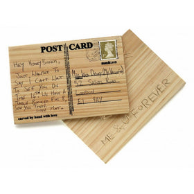 SUCK UK Carve Your Own Postcard