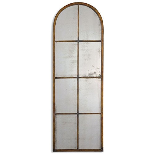 Uttermost Amiel Arch Mirror 1.375 x 16.5 x 50", Maple Brown