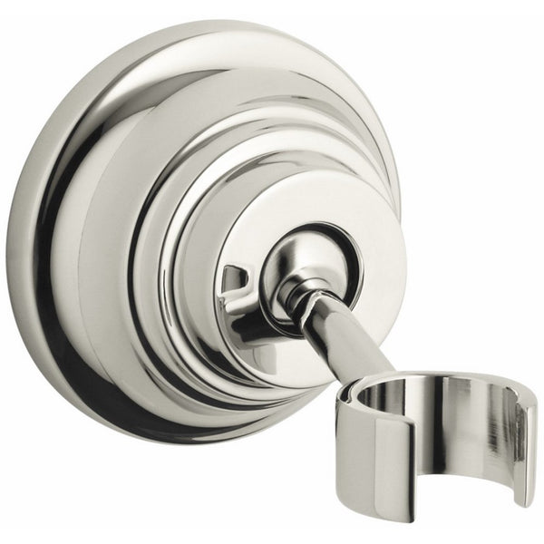 Kohler K-10599-SN Bancroft Wall-Mount Handshower Holder, Vibrant Polished Nickel