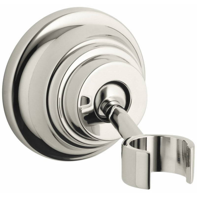 Kohler K-10599-SN Bancroft Wall-Mount Handshower Holder, Vibrant Polished Nickel