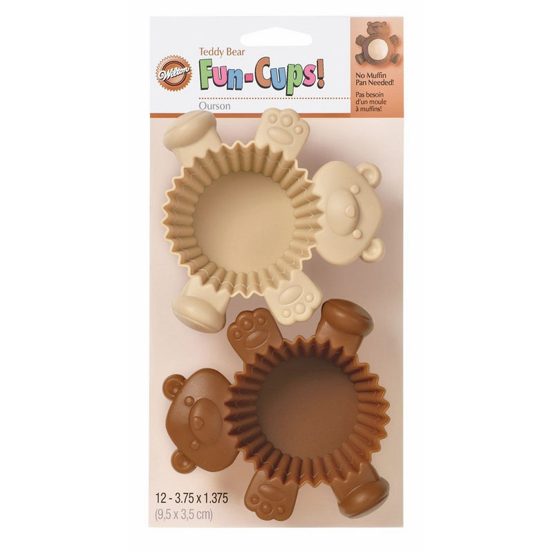 Wilton Bear Silicone Fun Cups
