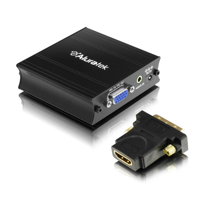 Aluratek AVH100F VGA To HDMI Converter Adapter