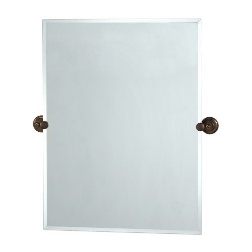 Gatco 4349S Tiara Rectangular Wall Mirror, Bronze