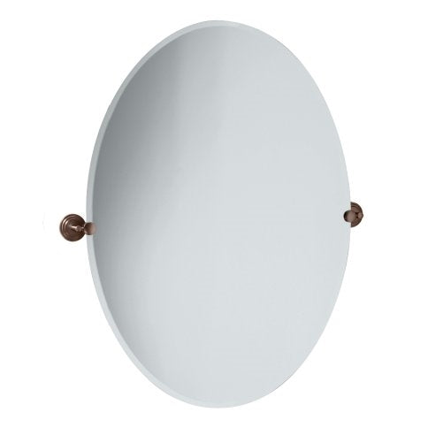 Gatco 4920 Marina Oval Wall Mirror, Bronze