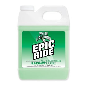 White Lightning Epic Ride All Conditions Light Bicycle Chain Lube 32oz Quart Jug