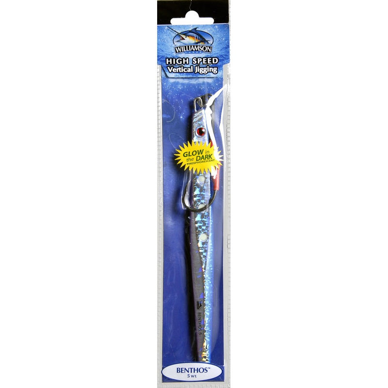 Williamson Benthos Speed Jig, 7-Inch, Blue Purple