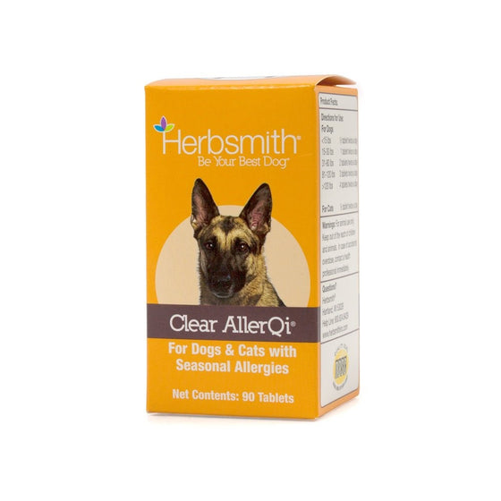 Herbsmith 90-Tablet Clear AllerQi Herbal Supplement for Dogs and Cats
