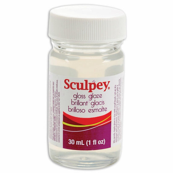 Polyform Sculpey Glaze, 1-Ounce, Glossy