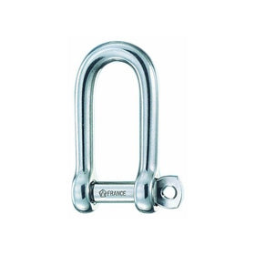 Wichard Stainless Steel Long "D" Shackle With Self-Locking Pin