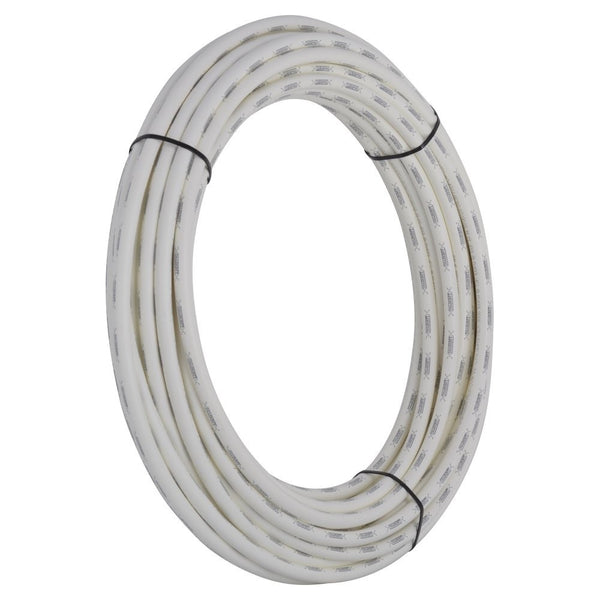 SharkBite PEX Pipe Tubing 1/2 Inch, White, Flexible Water Tube, Potable Water, U860W100, 100 Foot Coil