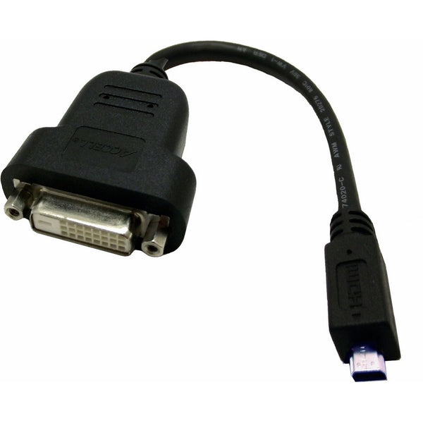 Accell Micro HDMI (HDMI-D Male) to DVI-D (Female) Adapter - Resolutions up to 1920x1080 Full HD