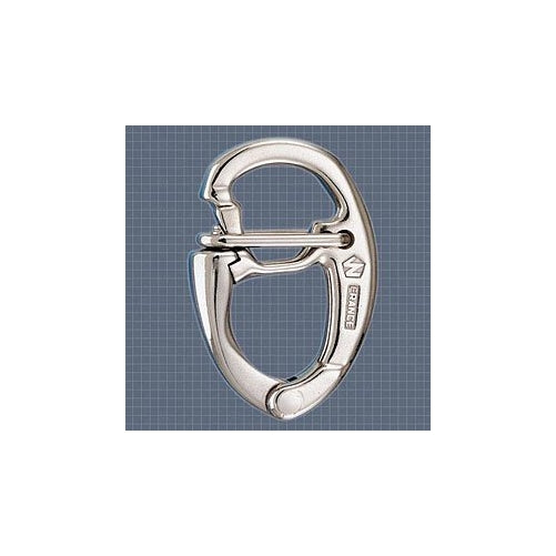 H.R. Stainless Steel Quick Release Tack Snap Shackle - Size: 2 3/4"
