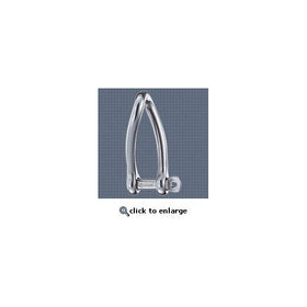 Wichard Captive Pin Long Twisted Shackle With Self-Locking Pin