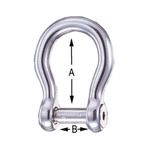 Wichard Stainless Steel Bow Shackle With Allen Head Pin -