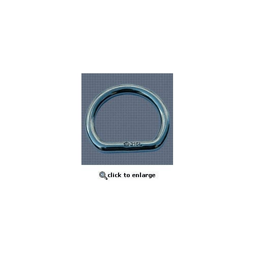 Wichard Stainless Steel D Ring - Wide Version