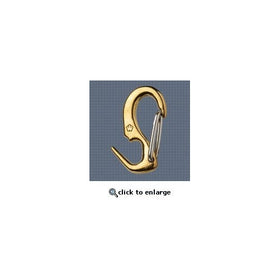 Brass One Hand Sail Snap - 2" Size