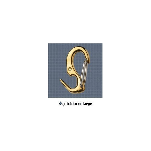 Brass One Hand Sail Snap - 2" Size