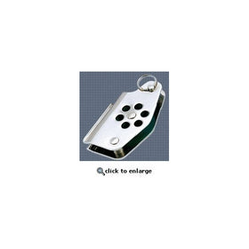 Wichard Stainless Steel Block - Single With V. Cleat & Becket
