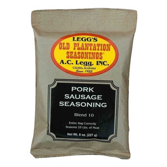 A.C. Legg INC #10 Pork Sausage Seasoning, 8 oz